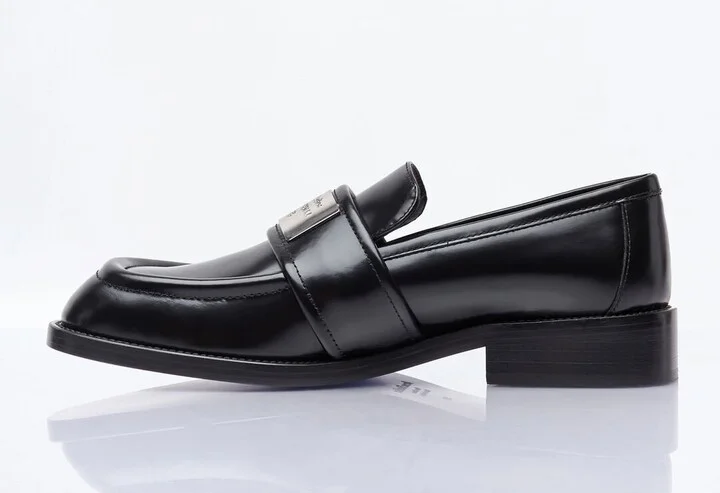 Acne Studios Leather Loafers - Woman Loafers Black Eu - 41 - Image 4