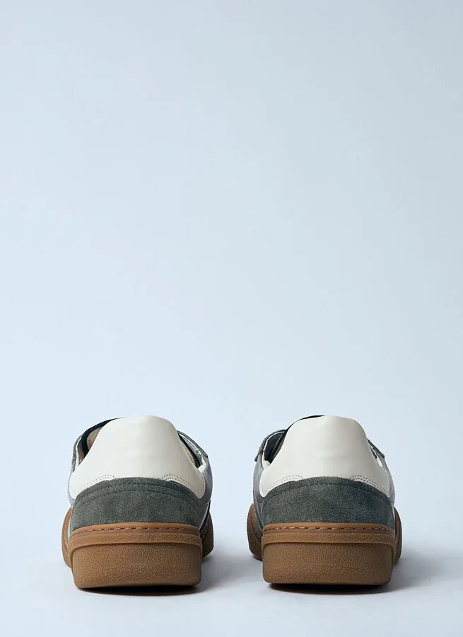 Acne Studios Leather Low-top Sneakers - Man Sneakers Grey Eu - 40 - Image 5