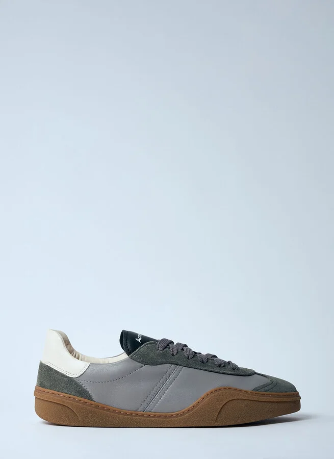 Acne Studios Leather Low-top Sneakers - Man Sneakers Grey Eu - 40