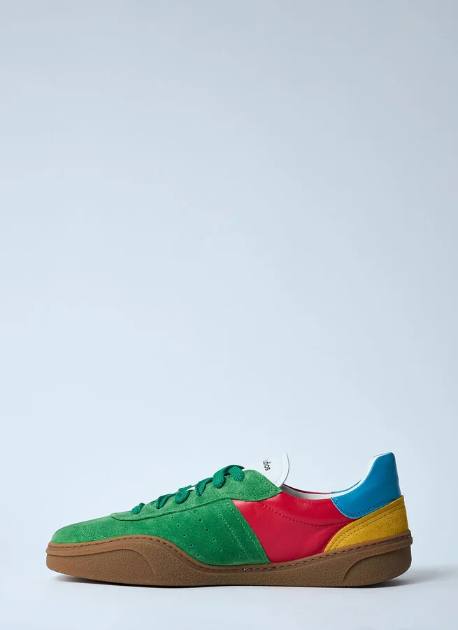 Acne Studios Leather Low-top Sneakers - Man Sneakers Red Eu - 43 - Image 4