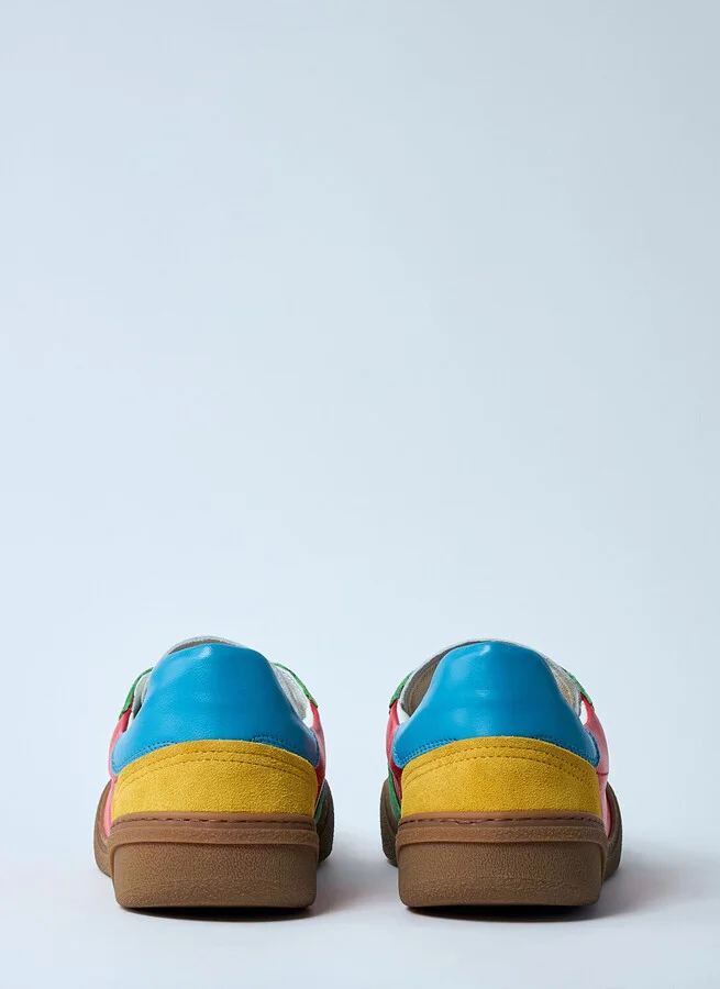 Acne Studios Leather Low-top Sneakers - Man Sneakers Red Eu - 43 - Image 5