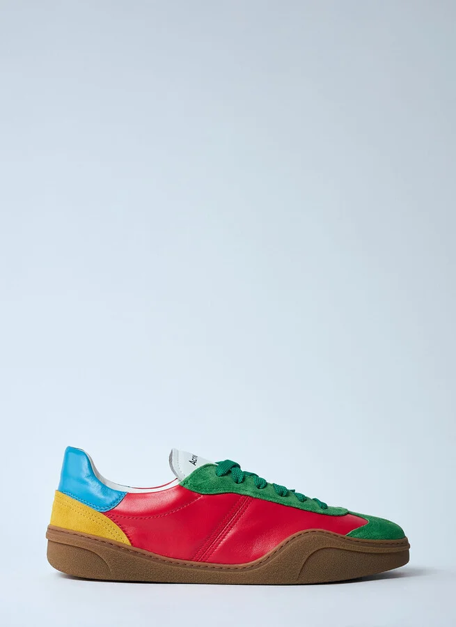 Acne Studios Leather Low-top Sneakers - Man Sneakers Red Eu - 43
