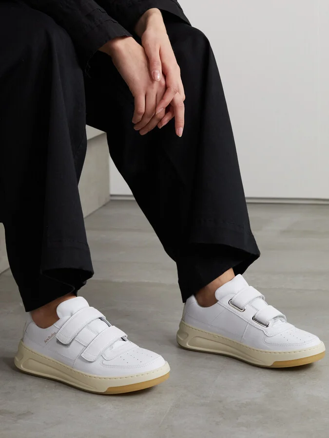 Acne Studios - Leather Sneakers - White - Image 2