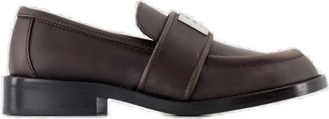 Acne Studios Logo Engraved Slip-On Loafers