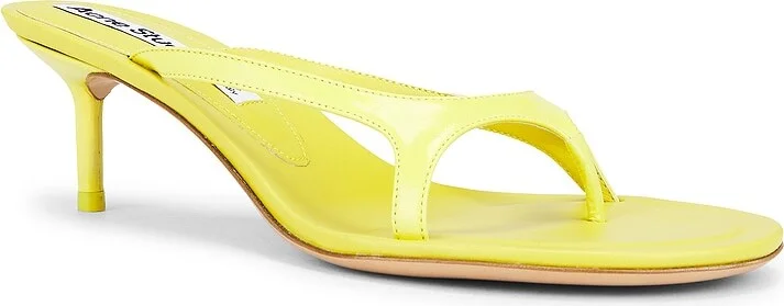 Acne Studios Mule Sandal in Yellow - Image 2
