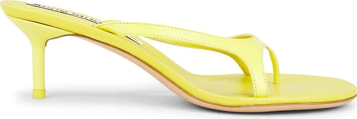 Acne Studios Mule Sandal in Yellow