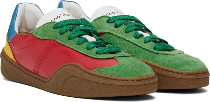 Acne Studios Multicolor Lace-Up Sneakers - Image 4
