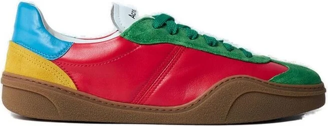 Acne Studios Round Toe Lace-Up Sneakers