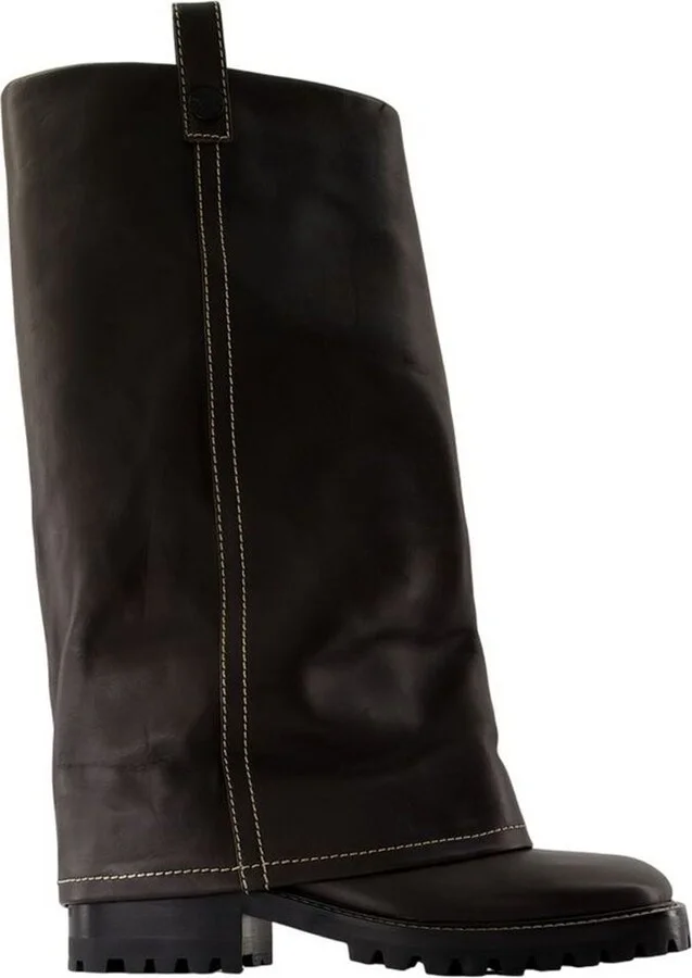 Acne Studios Round Toe Slip-On Boots