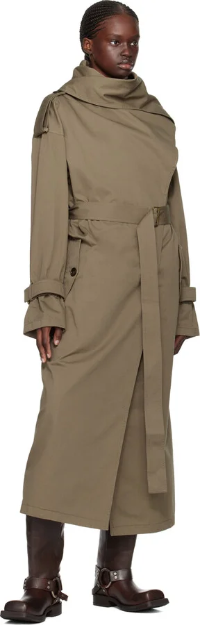 Acne Studios SSENSE Exclusive Brown Stirrup High Boots - Image 5
