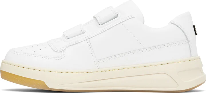 Acne Studios White Velcro Strap Sneakers - Image 3