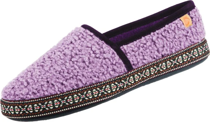 Acorn Women's Woven Trim Moc Slipper