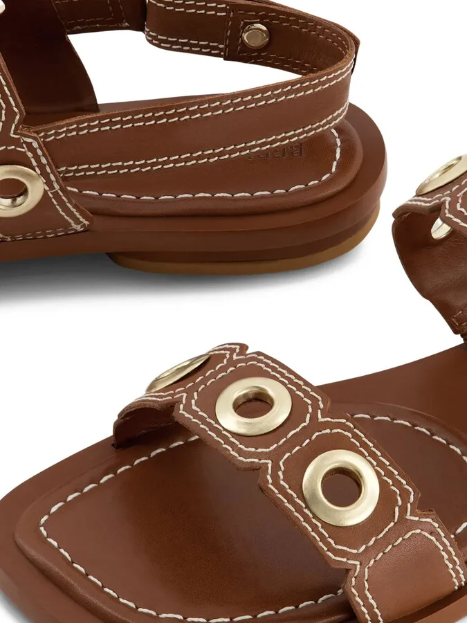 Acro grommet-embellished flat sandals - Image 5