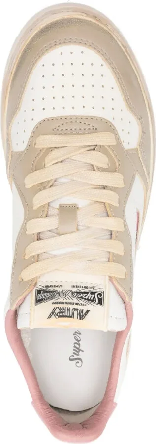 Action leather panelled sneakers - Image 4