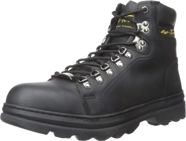 Ad Tec Men's 6" Ankle Laceup Leather Certified Work & Hiker Boot | Steel Toe