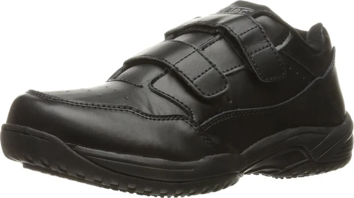 Ad Tec Uniform Athletic Velcro Leather Work Shoes for Men