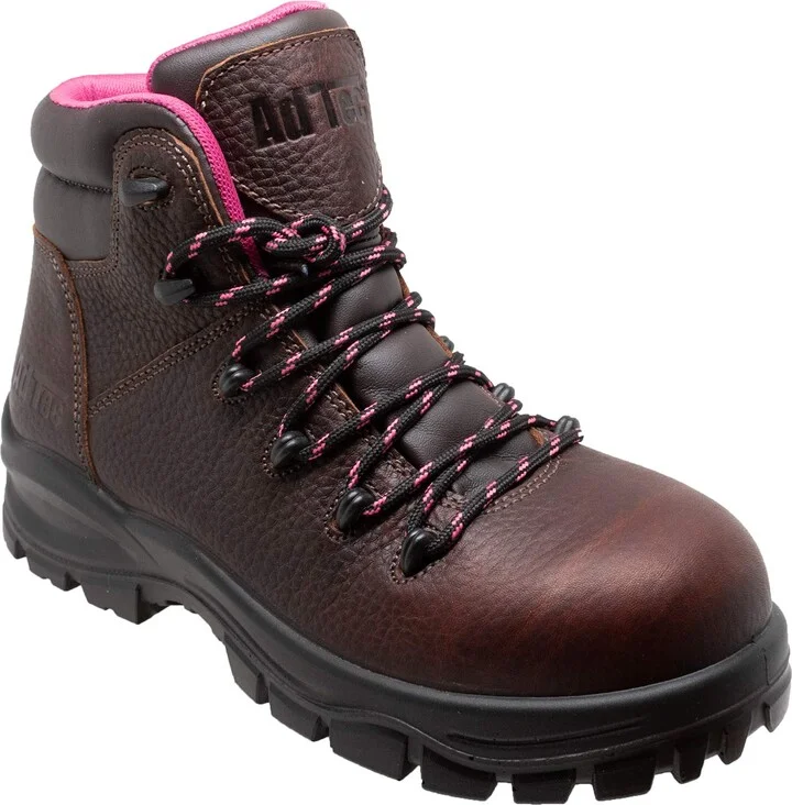 Ad Tec womens 6 Inch Waterproof Soft Toe Work Boot