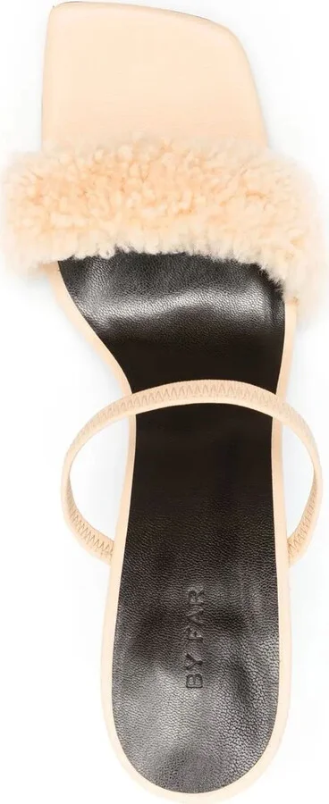 Ada 100mm shearling sandals - Image 4