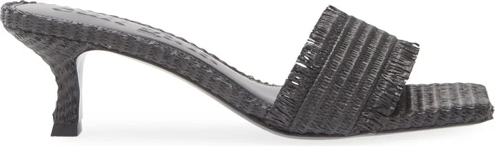 Ada Raffia Slide Sandal - Image 3