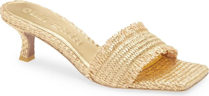 Ada Straw Slide Sandal