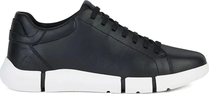 Adacter leather lace-up sneakers