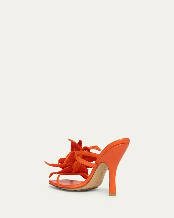 Adam Napa Sandals with Raffia Flower - Image 10