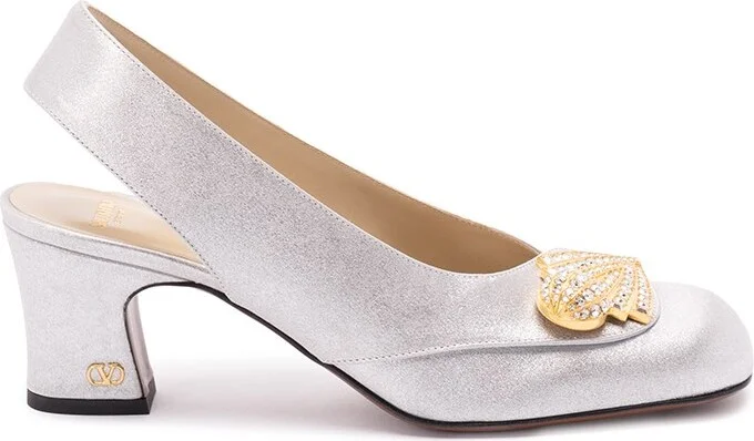 ` Adamantine` Slingbacks