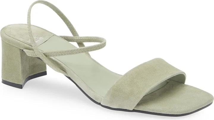 Pastel Green Suede