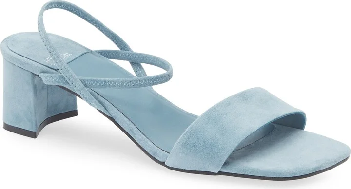 Pastel Blue Suede