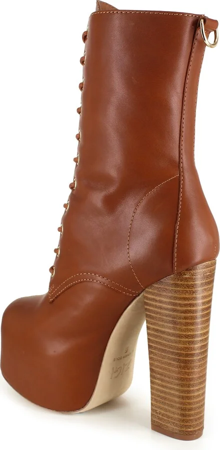Adara Lace-Up Platform Boot - Image 7