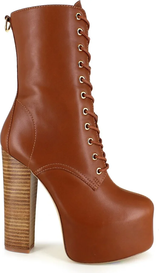 Adara Lace-Up Platform Boot - Image 8