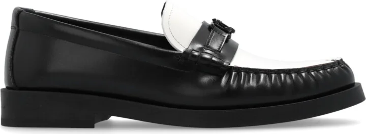 ‘Addie’ Leather Loafers, , - Black