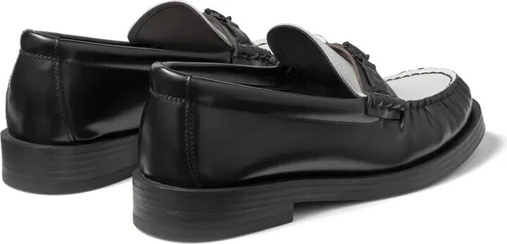 Addie logo-plaque leather loafers - Image 3