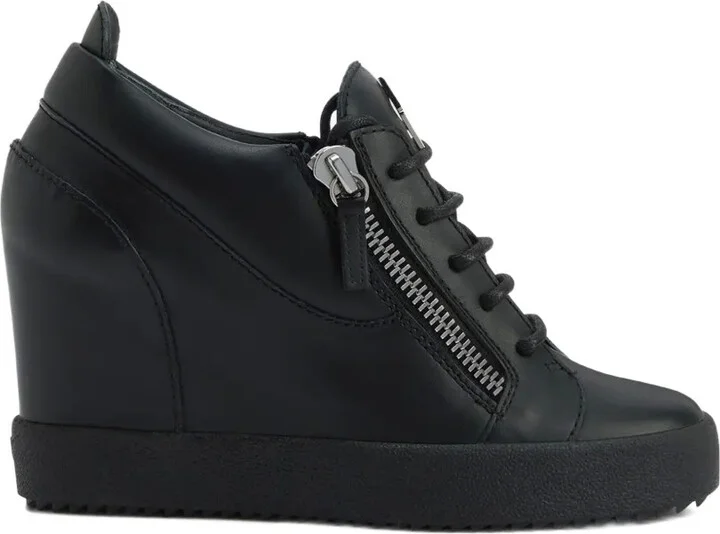 Addy wedge zip-detail sneakers - Image 5