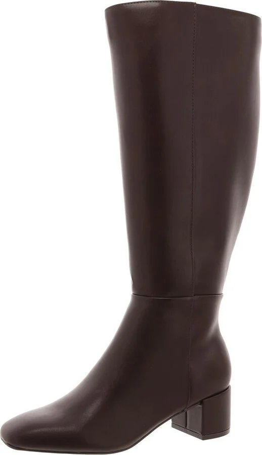 Addyson Womens Faux Leather Tall Knee-High Boots