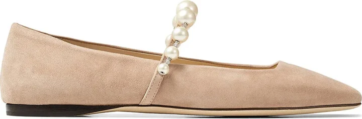 Ade square-toe ballerina shoes