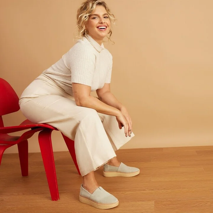 Adelaide Clay Premium Suede Espadrille Slip On - Image 3