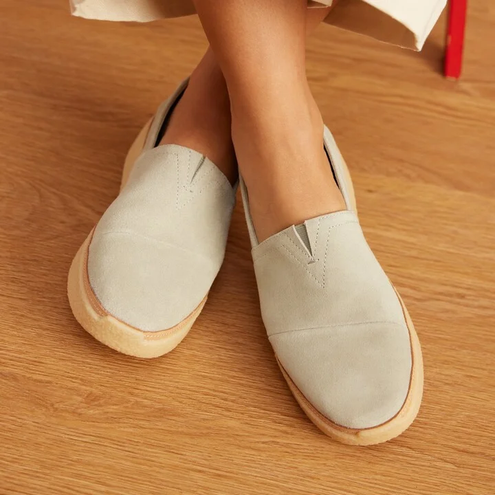 Adelaide Clay Premium Suede Espadrille Slip On