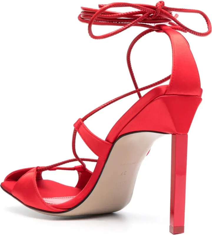 Adele 105mm lace-up sandals - Image 3