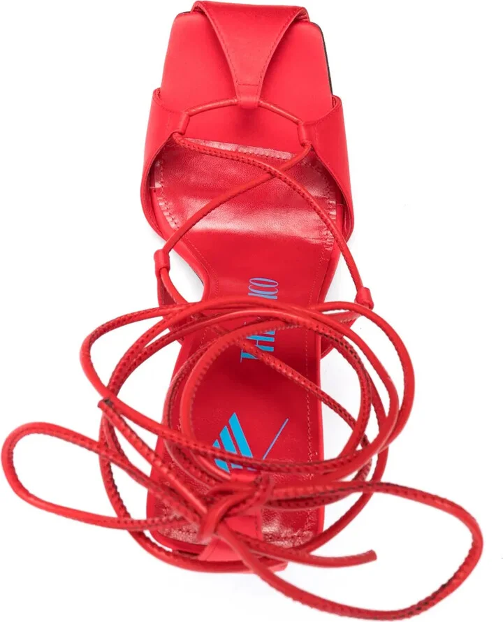 Adele 105mm lace-up sandals - Image 4