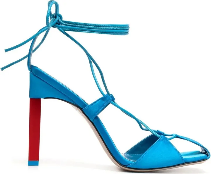 Adele 105mm lace-up sandals