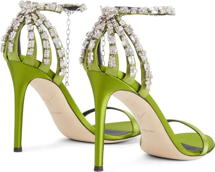 Adele crystal 105mm sandals - Image 3