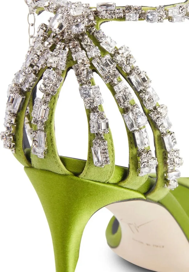 Adele crystal 105mm sandals - Image 4