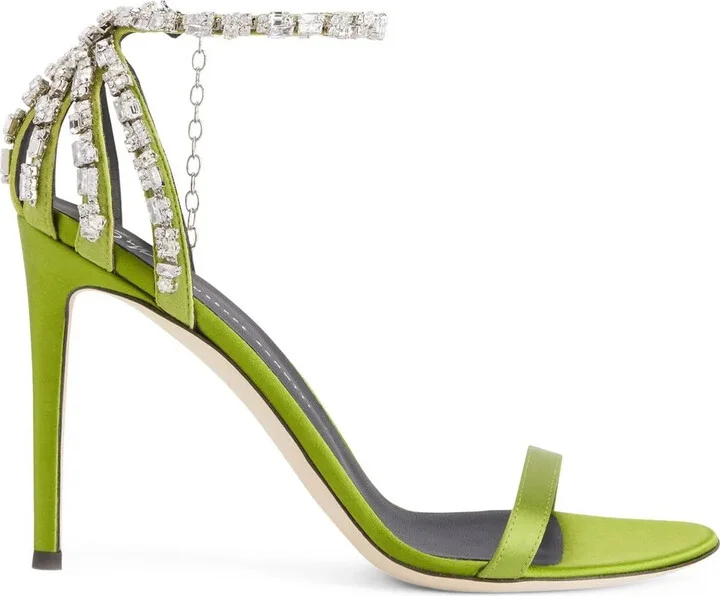 Adele crystal 105mm sandals