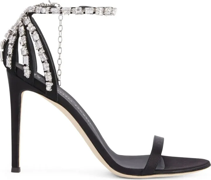 Adele crystal 105mm sandals