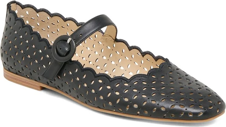 Adelyn Perf Leather Flat