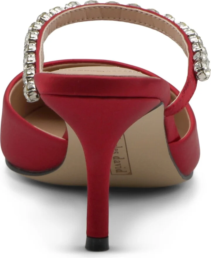 Adelynn Mary Jane Pointed Toe Mule - Image 2