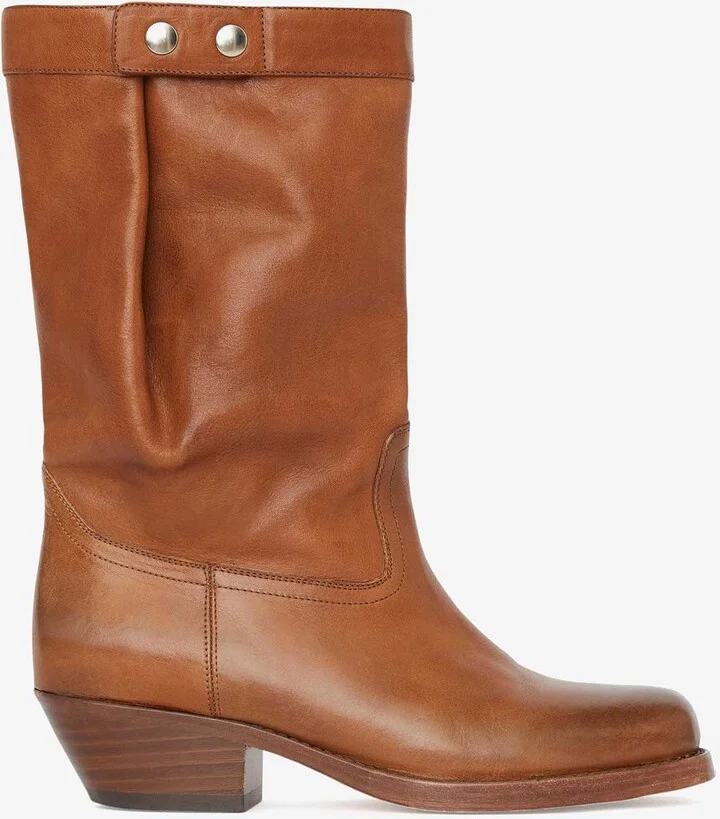 Ademe Calf Leather Ankle Boots