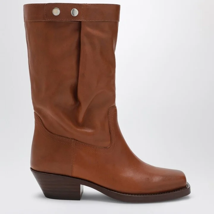 Ademe Havana leather biker boot