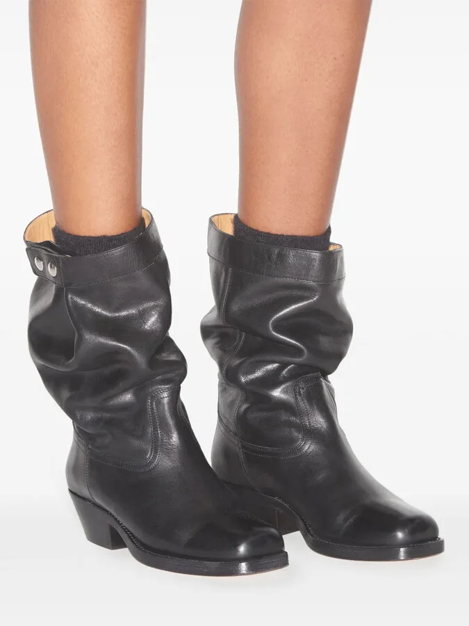 Ademe leather boots - Image 5